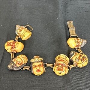 Antique Seven Gods or Fortune Bracelet